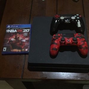 PlayStation 4 w/ Two controllers